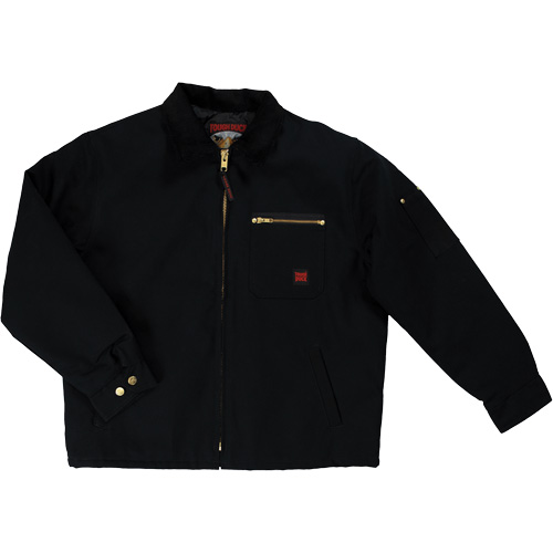 Veste de travail en toile lourde, Hommes, Moyen (grande taille), Noir Pronet Distribution
