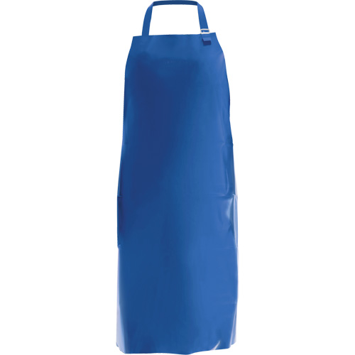 Tablier &agrave; bavette Endurosaf, Polyur&eacute;thane, 50" lo x 34" la, Bleu Pronet Distribution