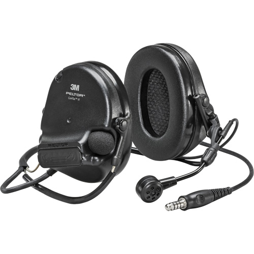 Casque VI NIB avec fils de sortie unique Peltor ComTac, Style Cordon cervical, 22 dB Pronet Distribution