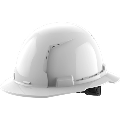 Full Brim Hardhat, Meets CSA Type 1, Ratchet Suspension, Vented Pronet Distribution