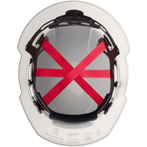 Full Brim Hardhat, Meets CSA Type 1, Ratchet Suspension, Vented Pronet Distribution