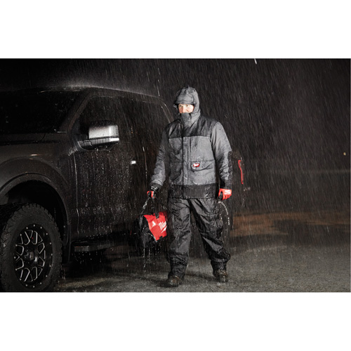 Hydrobreak Rainshell Jacket, Men's, 3X-Large, Grey Pronet Distribution