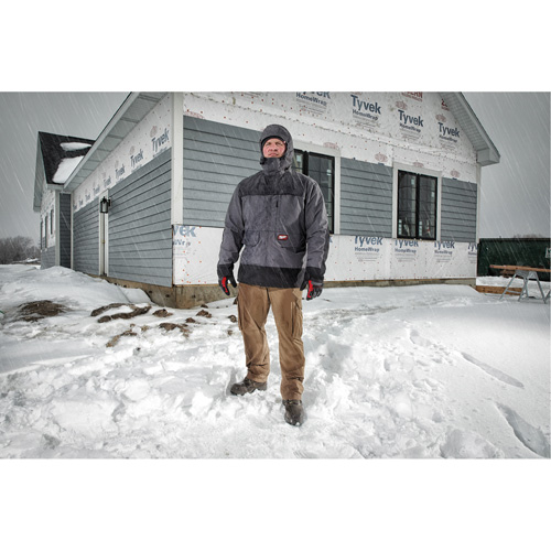 Hydrobreak Rainshell Jacket, Men's, 3X-Large, Grey Pronet Distribution