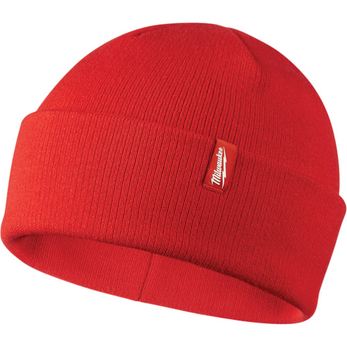 Tuque &agrave; revers, Taille unique, Rouge Pronet Distribution