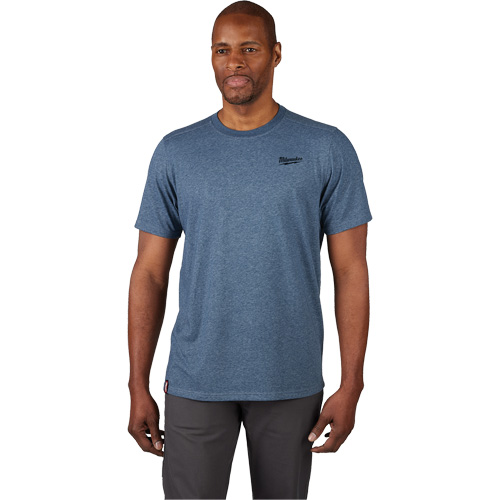 T-shirt de travail hybride, Hommes, Petit, Bleu Pronet Distribution