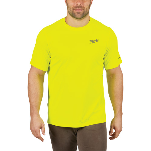 Chandail l&eacute;ger &agrave; haute visibilit&eacute; Workskin, Hommes, Petit, Jaune Pronet Distribution