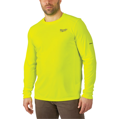 Workskin Lightweight High Visibility Shirt, Men's, Small, Yellow Pronet Distribution