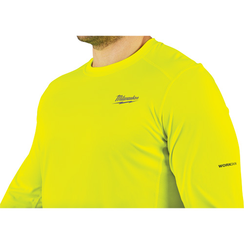 Workskin Lightweight High Visibility Shirt, Men's, Small, Yellow Pronet Distribution
