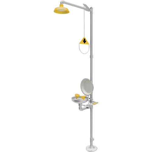 Combination Emergency Shower & Eyewash Station, Pedestal Pronet Distribution