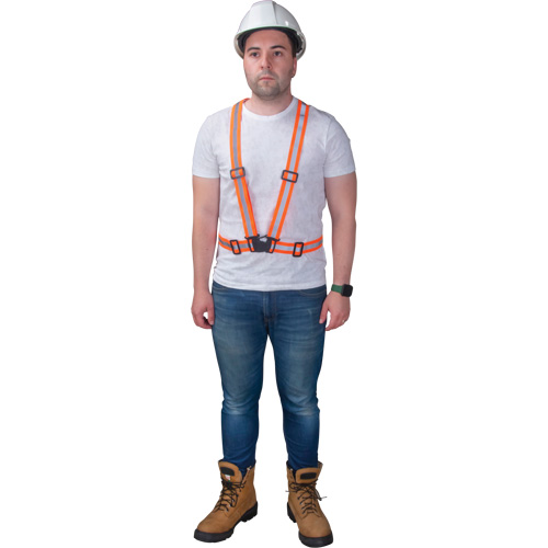 Traffic Harness, High Visibility Orange, Silver Reflective Colour, 3X-Large Pronet Distribution