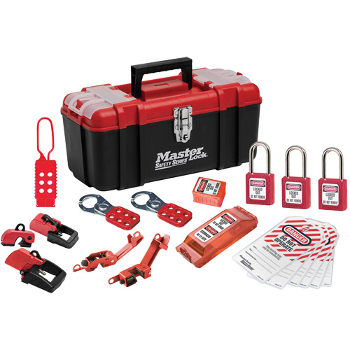 Trousse de cadenassage avec serrures en thermoplastique Zenex, Ensemble &eacute;lectrique, 20 composants compris Pronet Distribution