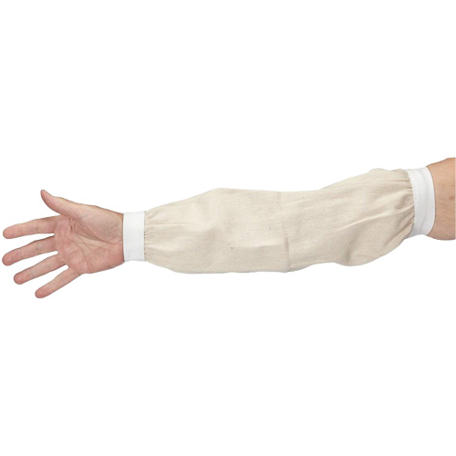 Sleeves, 18", Cotton, White Pronet Distribution