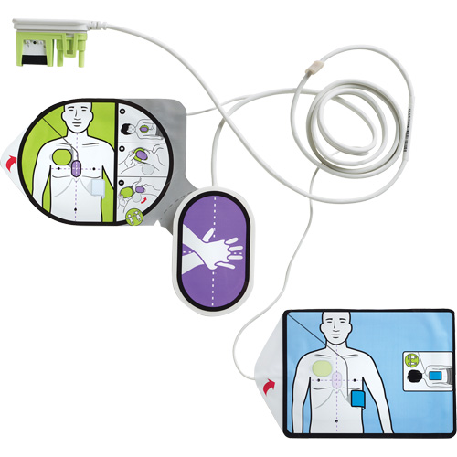 &eacute;lectrodes RCR pour adultes & enfants Uni-Padz, Zoll AED 3 Pour, Classe 4 Pronet Distribution