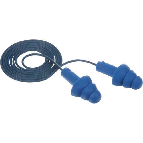 Bouchons d'oreilles pr&eacute;moul&eacute;s E-A-R Ultrafit , Avec cordon, Taille unique, Vrac - Sac en poly, NRR dB NRR 25 dB Pronet Distribution