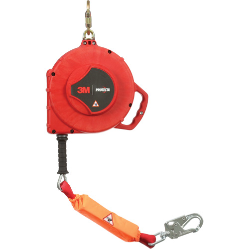 Rebel Self Retracting Lifeline, 50', Galvanized Steel, Swivel Pronet Distribution
