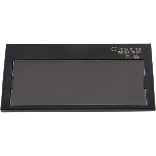 Filtre autoassombrissant de rechange Solera II, 4-1/4" la x 2" ha Champ de vision, Pour utilisation avec HSL-1, HSL-2 et Huntsman Pronet Distribution