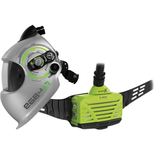 Syst&egrave;me APR motoris&eacute; sur ceinture pour soudage e3000x, Capuchon & visi&egrave;re/Masque de soudage, Pile Lithium-ion Pronet Distribution