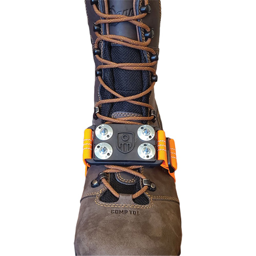 Midcleat&reg; Non-Sparking Ice Cleat, Carbon Steel, Stud Traction, One Size Pronet Distribution