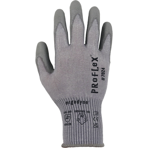 ProFlex 7024 Cut-Resistant Gloves, Size Small, 13 Gauge, Polyurethane Coated, Polyester/HPPE/Spandex Shell, ASTM ANSI Level A2/EN 388 Level B Pronet Distribution