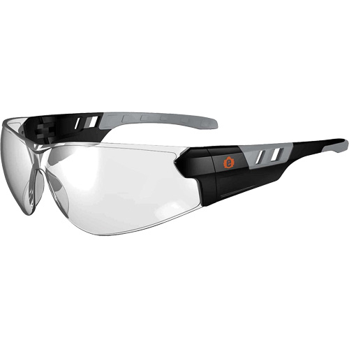 Lunettes de s&eacute;curit&eacute; sans monture Skullerz SAGA, Lentille Int&eacute;rieur/ext&eacute;rieur, Anti-&eacute;gratignures, ANSI Z87+/R&eacute;pond ou surpasse la norme CSA Z94.3 Pronet Distribution