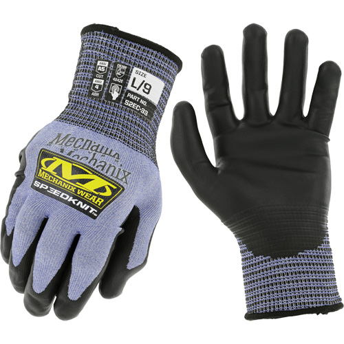 Gants r&eacute;sistants aux coupures SpeeKnit S2EC33, Taille Moyen/8, Calibre 18, Rev&ecirc;tement Ur&eacute;thane, Enveloppe en PEHP/Tungst&egrave;ne, ASTM ANSI niveau A5/EN 388 niveau D Pronet Distribution