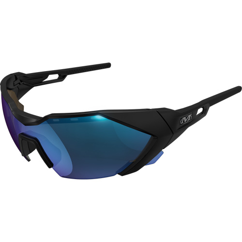 Type-E Safety Glasses, Blue Lens, Anti-Fog/Anti-Scratch, ANSI Z87+ Pronet Distribution
