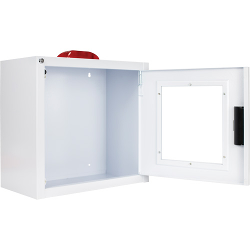 Standard Large AED Cabinet with Alarm & Strobe, Zoll AED Plus&reg;/Zoll AED 3/Cardio-Science/Physio-Control For, Non-Medical Pronet Distribution