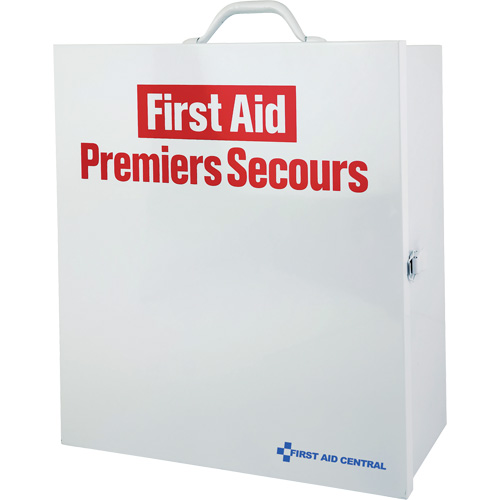 Armoire pour premiers soins SmartCompliance, R&eacute;pond &agrave; la norme CSA Z1220-17 type 3 environnements &agrave; haut risque, Petit (2-25 travailleurs) Pronet Distribution