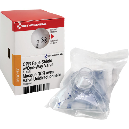 SmartCompliance&reg; Refill CPR Faceshield with One-Way Valve, Single Use Faceshield, Class 2 Pronet Distribution