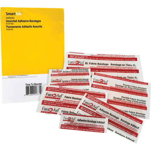 Recharge de bandages adh&eacute;sifs SmartCompliance, Assorti, Tissu/Plastique, Non st&eacute;rile Pronet Distribution