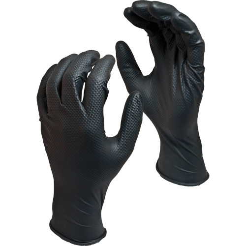 Gants jetables biod&eacute;gradables Green Monkey, Petit, Nitrile, 8 mils, Sans poudre, Noir Pronet Distribution