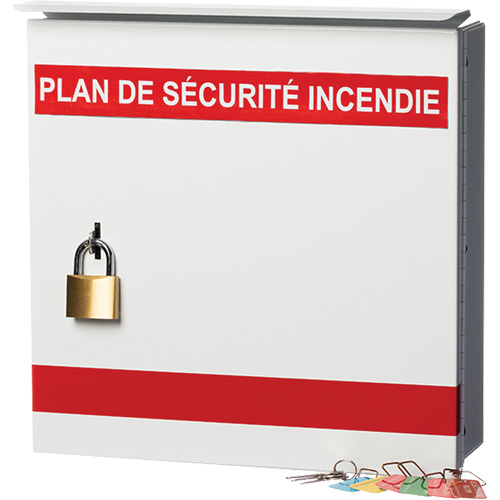 Boîte pour plan de s&eacute;curit&eacute; en cas d'incendie Pronet Distribution