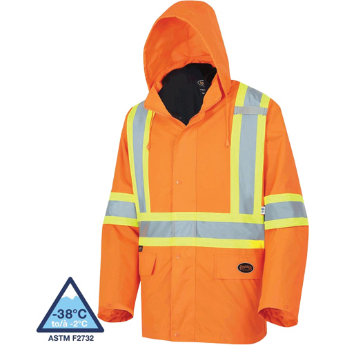 5632 Manteau 3 en 1 The Rock, Orange haute visibilit&eacute;, T-petit Pronet Distribution