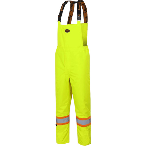 5054 Salopettes isol&eacute;es The Rock 300D, Polyester, Petit, Jaune lime haute visibilit&eacute; Pronet Distribution