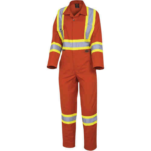 5514W Combinaisons de s&eacute;curit&eacute; pour femmes, T-petit, Orange haute visibilit&eacute; Pronet Distribution