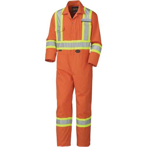 5513 Combinaison pour lavage industriel, 36, Orange haute visibilit&eacute; Pronet Distribution