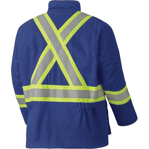 5523 Flame-Resistant Safety Parka, Small, Royal Blue, 58 cal/cm² Pronet Distribution