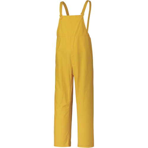 577P Storm Master&reg; Bib Pants, Small, Polyester/PVC, Yellow Pronet Distribution