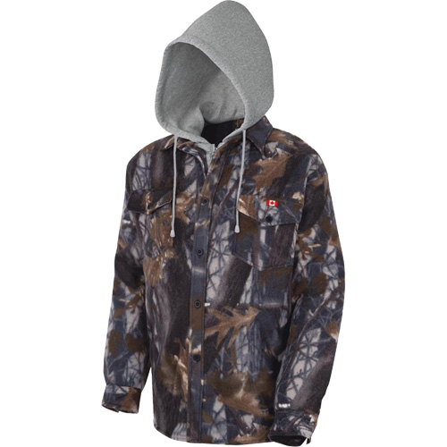 415CM Quilted Hooded Shirt, Men's, X-Small, Multi-Colour Pronet Distribution