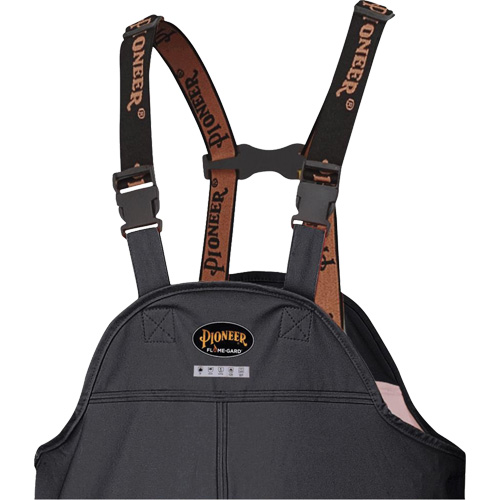 5895BK Salopettes extensibles imperm&eacute;ables et ignifuges, T-petit, Noir Pronet Distribution