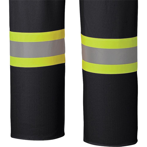 5895BK Salopettes extensibles imperm&eacute;ables et ignifuges, T-petit, Noir Pronet Distribution