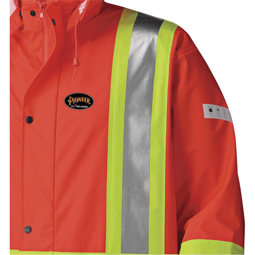 5896 Manteau long imperm&eacute;able et ignifuge, Petit, Orange haute visibilit&eacute; Pronet Distribution