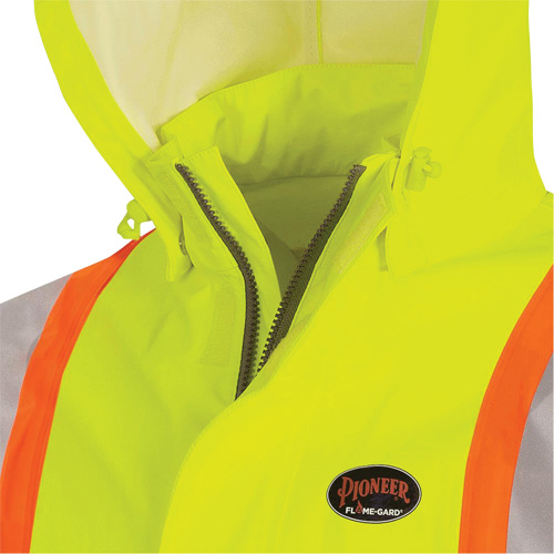 5881 Manteau de pluie ignifuge et protection contre les &eacute;clats d'arc &eacute;lectrique, T-petit, Jaune haute visibilit&eacute;, 10 cal/cm² Pronet Distribution