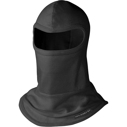 C214BK Cagoule &agrave; un trou en tricot moyen, Noir, Nomex Pronet Distribution