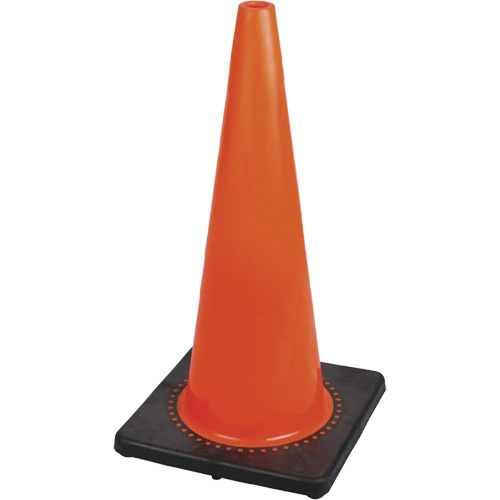 183P C&ocirc;ne de s&eacute;curit&eacute; flexible de premi&egrave;re qualit&eacute;, 28", Orange Pronet Distribution