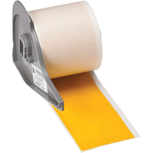 Ruban adh&eacute;sif permanent toutes saisons pour &eacute;tiquettes, Vinyle, Jaune, Largeur de 2" Pronet Distribution