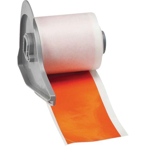 Ruban adh&eacute;sif permanent toutes saisons pour &eacute;tiquettes, Vinyle, Orange, Largeur de 2" Pronet Distribution