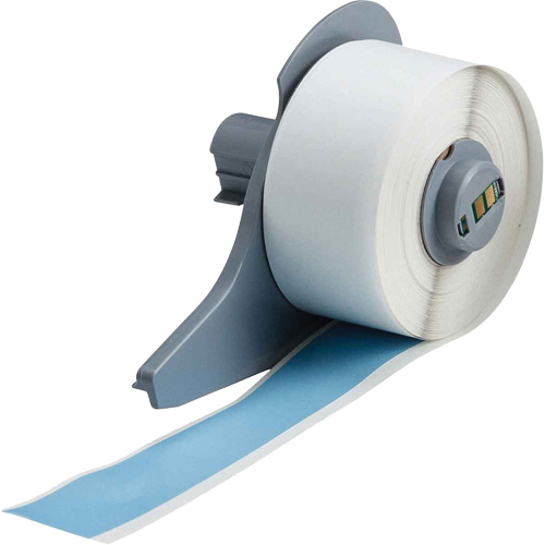 Ruban adh&eacute;sif permanent toutes saisons pour &eacute;tiquettes, Vinyle, Bleu, Largeur de 1" Pronet Distribution