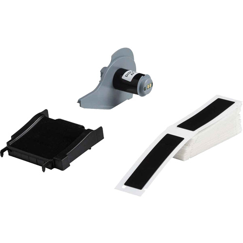 Raised Panel Labels, Polyester, 1" L x 4" H, Black Pronet Distribution