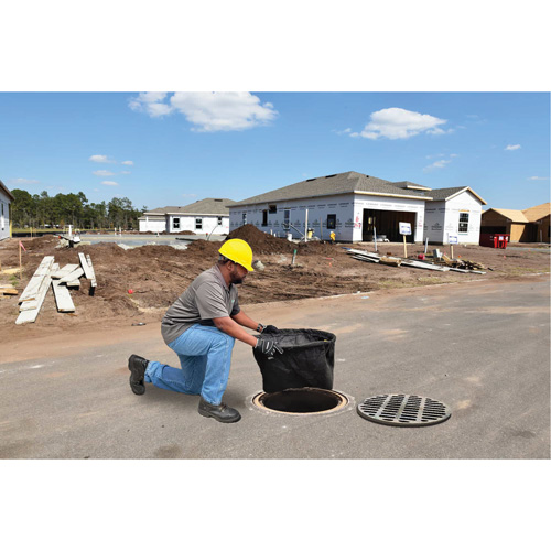 Bac de r&eacute;tention rond Ultra-Drain Guard avec orifice de trop-plein, Huile & s&eacute;diments, 22" - 25" lo x 22" - 25" la Pronet Distribution